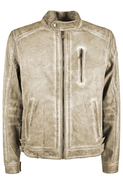 Yes Zee - Beige Polyethylene Men Jacket