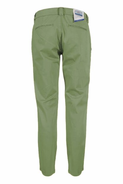 Yes Zee - Green Cotton Men Trouser