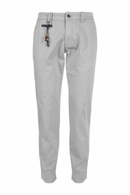 Yes Zee - Gray Cotton Men Trouser