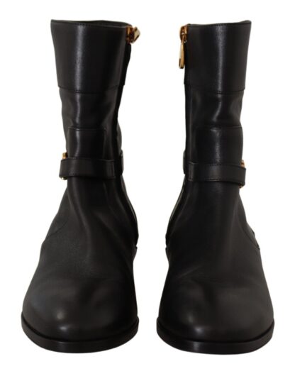 Dolce & Gabbana - Elegant Leather Biker Boots