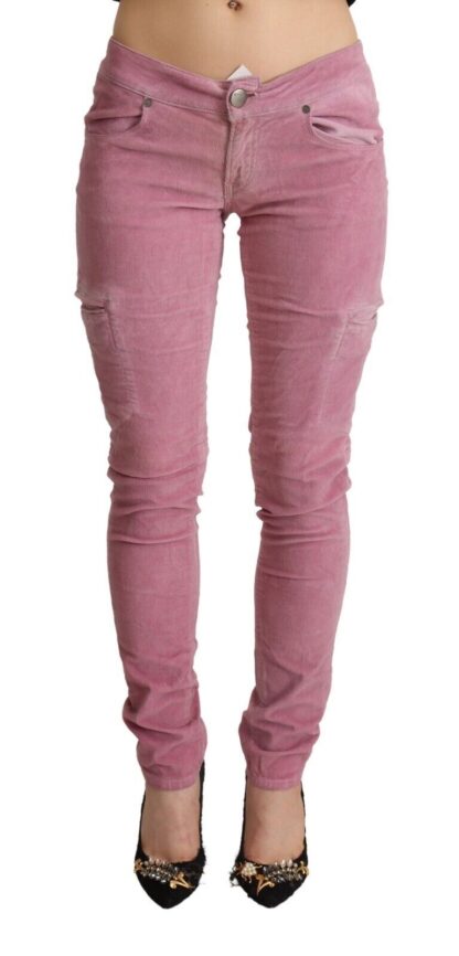 Acht - Chic Pink Low Waist Skinny Jeans