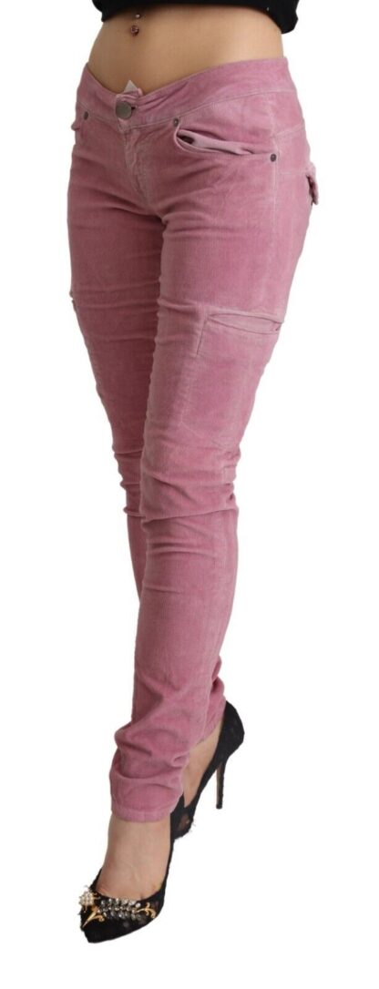 Acht - Chic Pink Low Waist Skinny Jeans