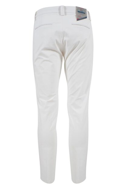 Yes Zee - White Cotton Men's Chino Pants