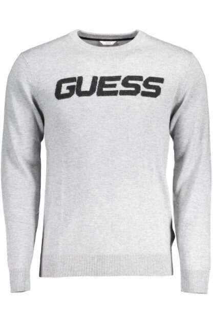 Guess Jeans - Gray Wool Men Sweater