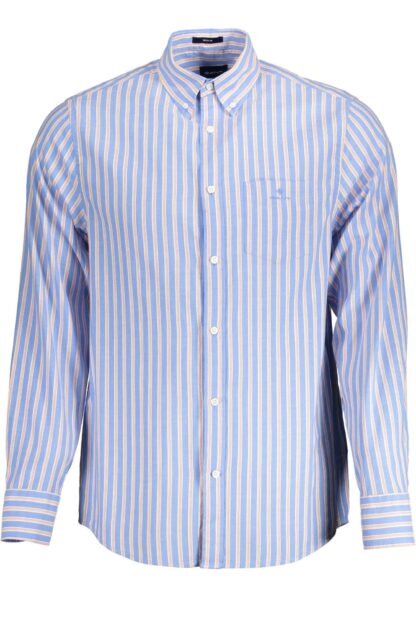 Gant - Light Blue Cotton Men Shirt