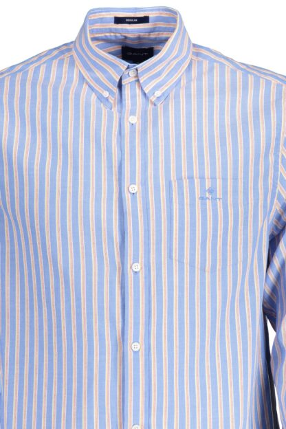 Gant - Light Blue Cotton Men Shirt