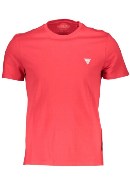 Guess Jeans - Red Cotton Men T-Shirt