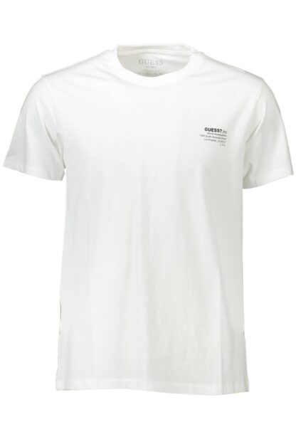 Guess Jeans - White Cotton Men T-Shirt