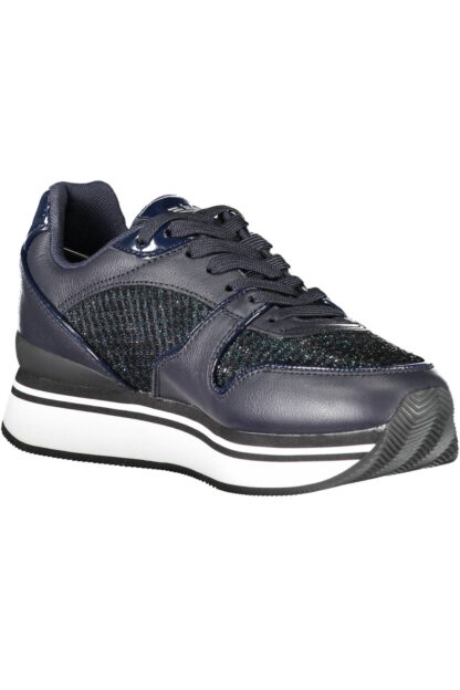 Emporio Armani - Blue Polyester Women Sneaker