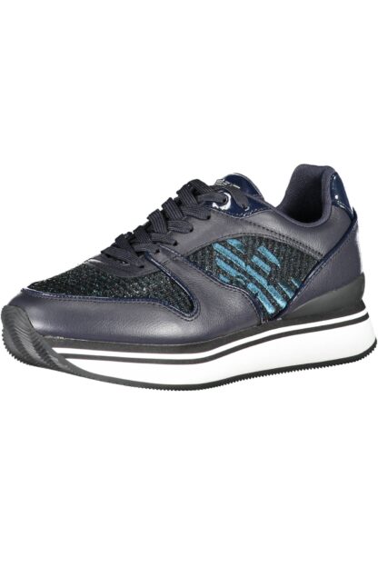 Emporio Armani - Blue Polyester Women Sneaker