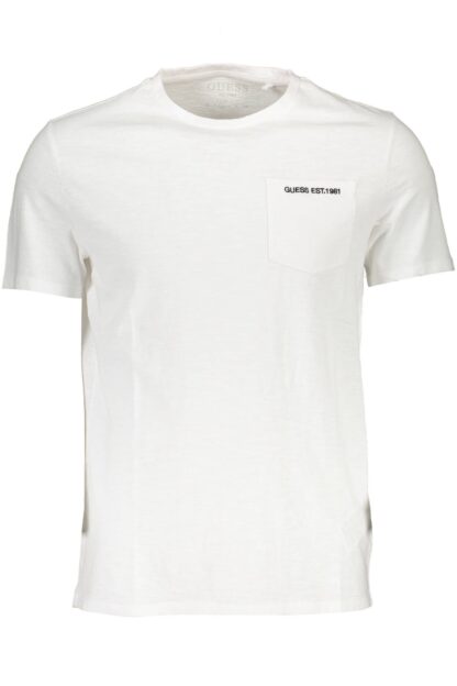 Guess Jeans - White Cotton Men T-Shirt