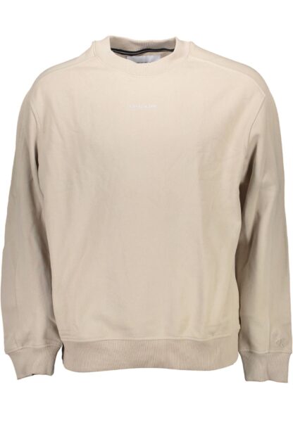 Calvin Klein - Beige Cotton Men Sweater