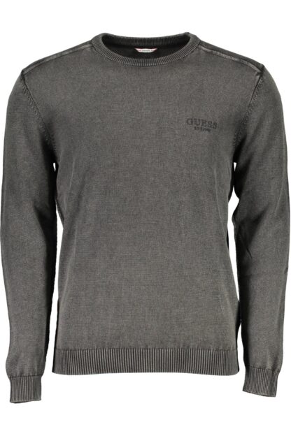 Guess Jeans - Black Cotton Men Sweater