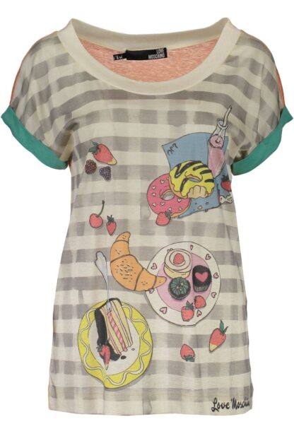 Love Moschino - Multicolor Cotton Women T-Shirt