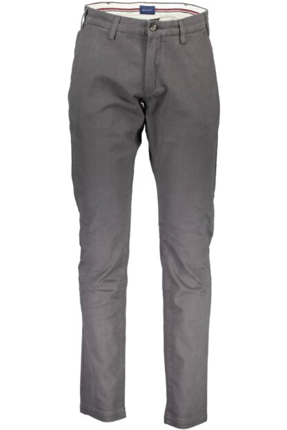 Gant - Gray Cotton Men Trouser