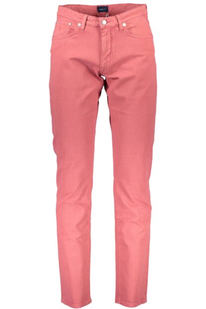 Gant - Red Cotton Men Trouser