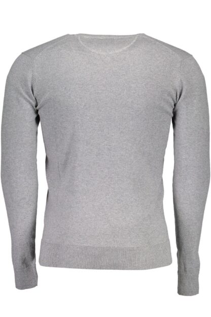 U.S. POLO ASSN. - Gray Cotton Mens Sweater