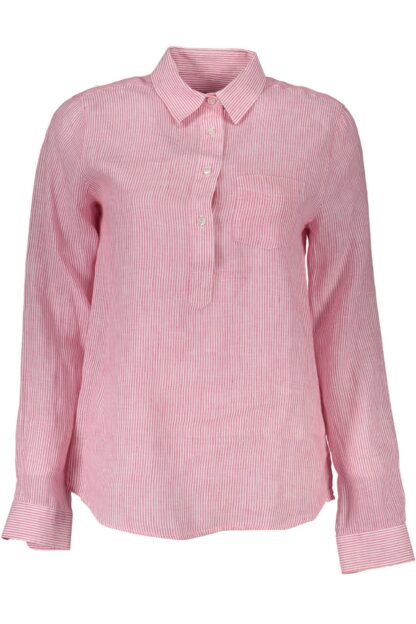 Gant - Red Linen Women Shirt