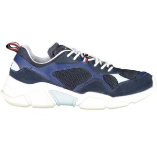 Tommy Hilfiger - Blue Leather Men Sneaker