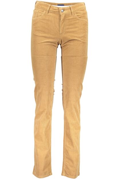 Gant - Brown Cotton Women Pants