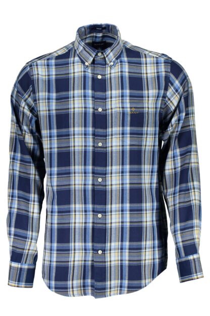 Gant - Blue Cotton Men Shirt