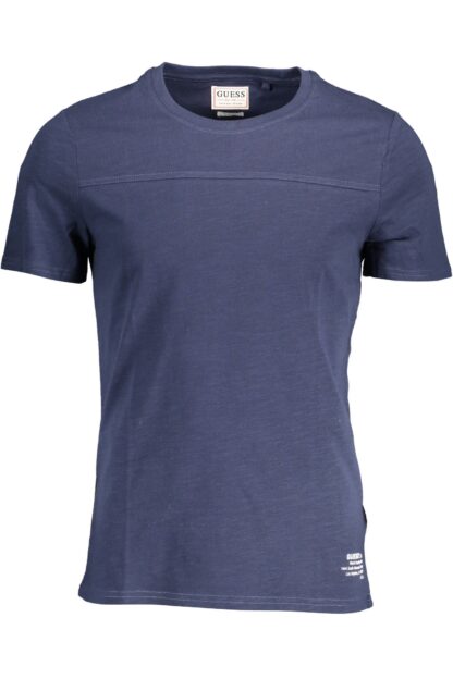 Guess Jeans - Blue Cotton Men T-Shirt