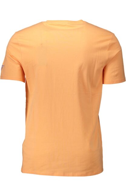 Guess Jeans - Orange Cotton Men T-Shirt