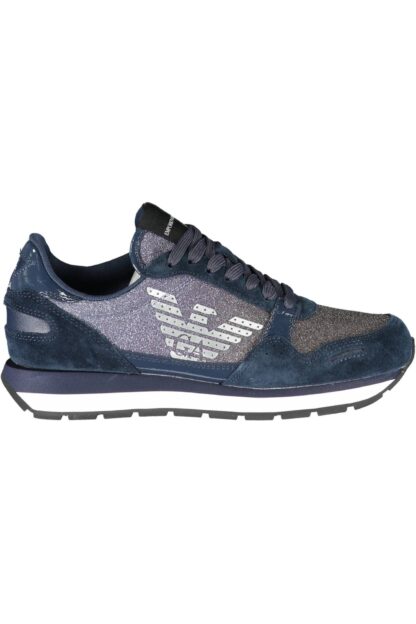 Emporio Armani - Blue Leather Women Sneaker