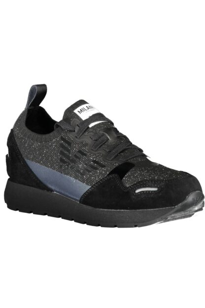 Emporio Armani - Black Polyester Women Sneaker