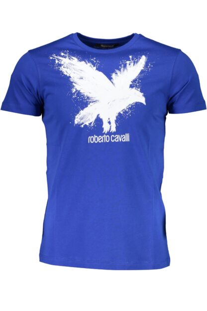 Roberto Cavalli - Blue Cotton Men TShirt