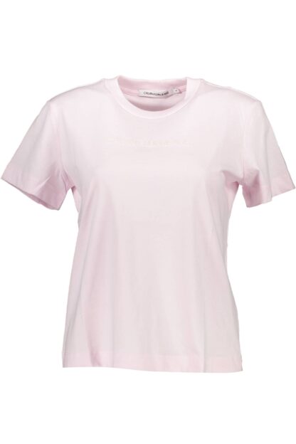 Calvin Klein - Pink Cotton Women T-Shirt