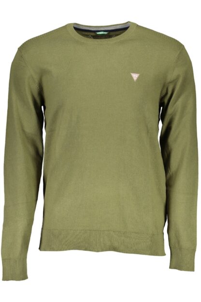 Guess Jeans - Green Cotton Men Sweater