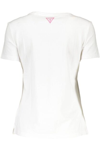 Guess Jeans - White Cotton Women T-Shirt