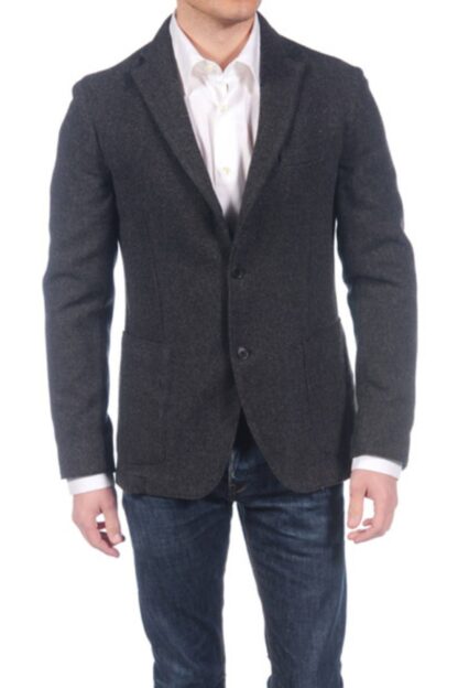 Calvin Klein - "Gray Cotton Men Jacket"