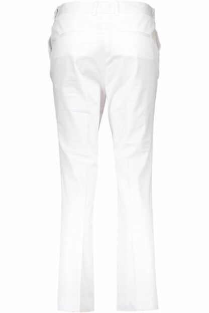 Gant - White Cotton Women Trouser