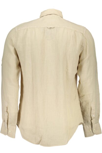 Gant - Beige Linen Men Shirt