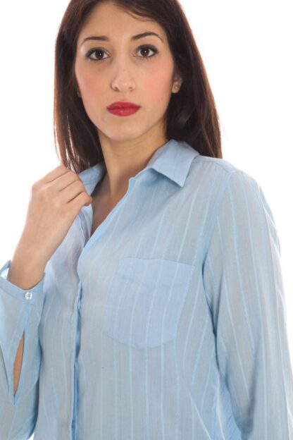 Gant - Light Blue Cotton Women Shirt