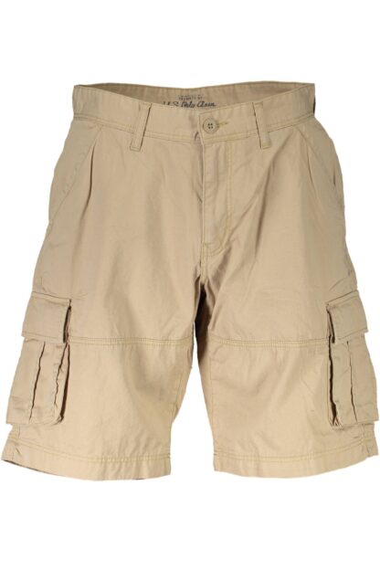 U.S. POLO ASSN. - Beige Cotton Men Bermuda