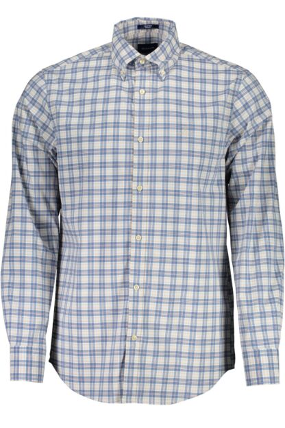 Gant - Blue Cotton Men Shirt