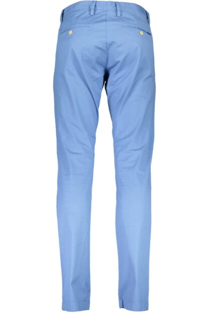 Gant - Light Blue Cotton Men Pant