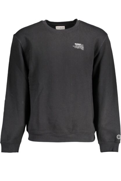 Guess Jeans - Black Cotton Men Sweater