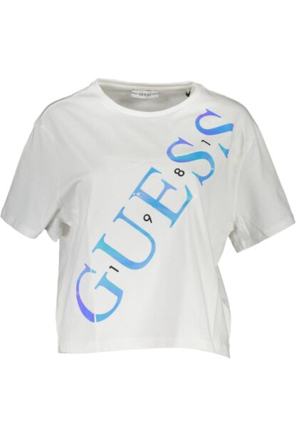 Guess Jeans - White Cotton Women T-Shirt