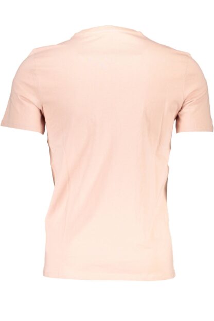 Guess Jeans - Pink Cotton Men T-Shirt