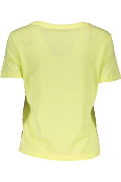 Guess Jeans - Yellow Cotton Women T-Shirt