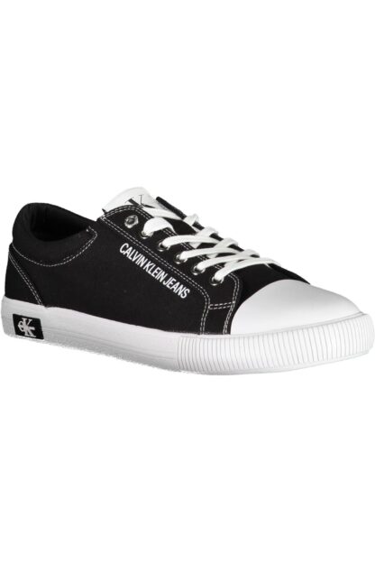 Calvin Klein - Black Cotton Men Sneaker