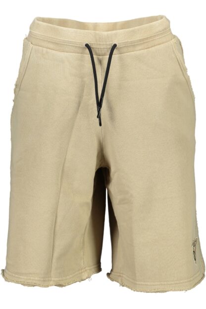 Guess Jeans - Beige Cotton Men Bermuda