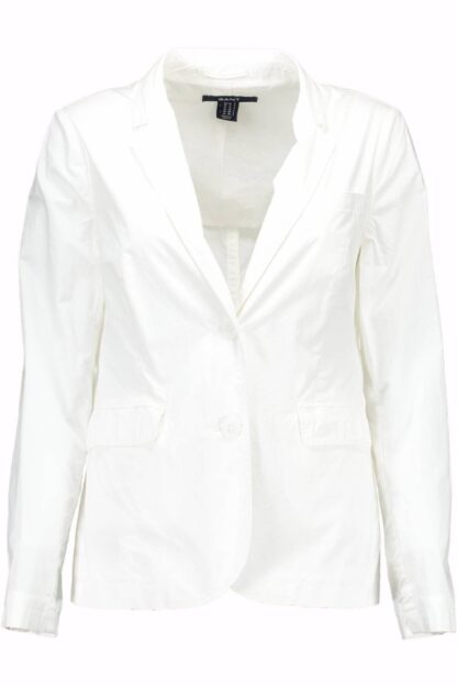 Gant - White Cotton Women Jacket