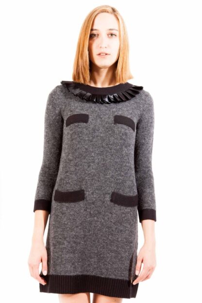 Love Moschino - Gray Wool Women Dress