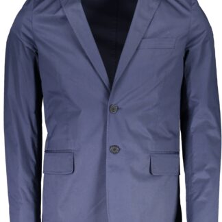 Guess Jeans - Blue Polyester Men Jacket