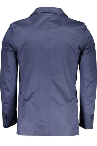 Gant - Blue Cotton Men Jacket